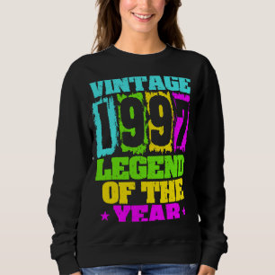 1997 Birthday Vintage 1997 & Born In 1997 Made In Sweatshirt