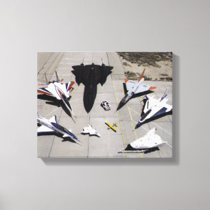 1997 Dryden Research Aircraft Fleet on Ramp Canvas Print