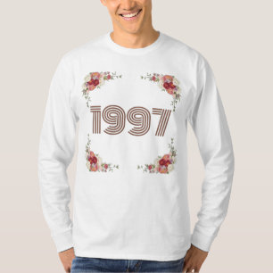 1997 Numbers Art Design T-Shirt