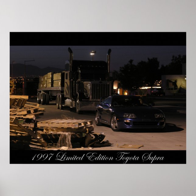 1997 Toyota Supra Turbo Poster (Front)