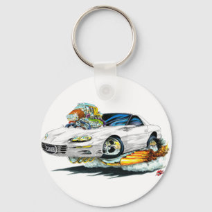 1998-02 Camaro White Car Key Ring