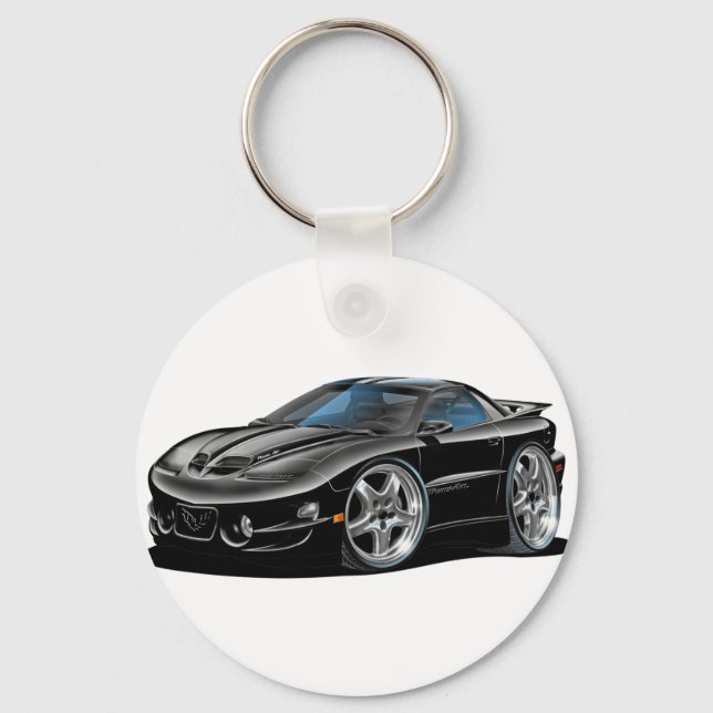 1998-02 Trans Am Black Car Key Ring (Front)