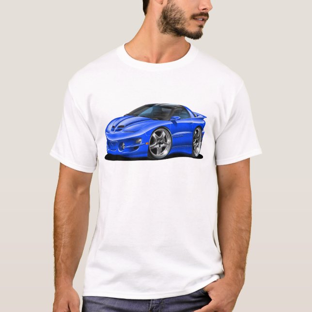 1998-02 Trans Am Blue Car T-Shirt (Front)