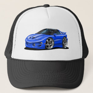 1998-02 Trans Am Blue Car Trucker Hat