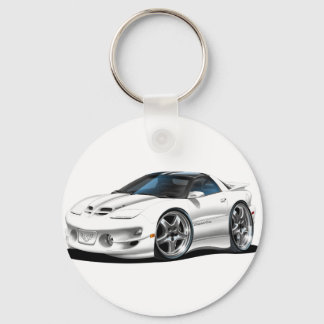 1998-02 Trans Am White Car Key Ring