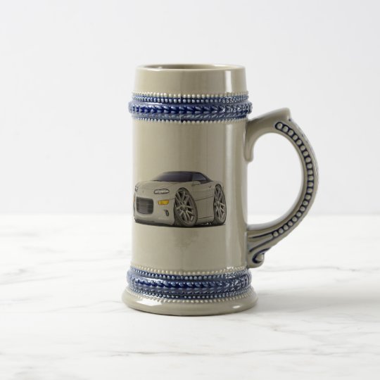 1998-2003 Camaro White Car Beer Stein