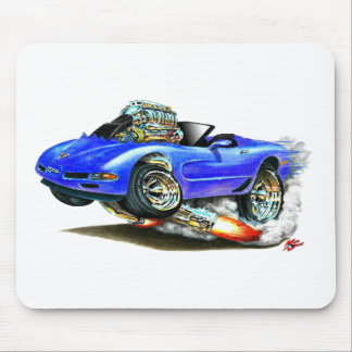 1998-2004 Corvette Blue Convertible Mouse Mat