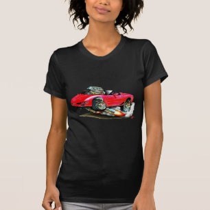 1998-2004 Corvette Red Convertible T-Shirt
