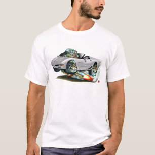 1998-2004 Corvette Silver Convertible T-Shirt