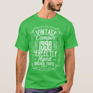 1998 Birthday Idea Camper Scout Camping 1998 boy T-Shirt