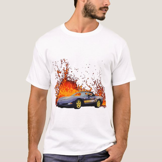 1998 Chevy Corvette-pace car T-Shirt (Front)