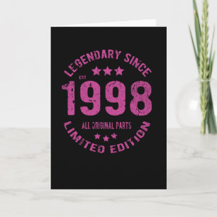 1998 Vintage Birthday Card