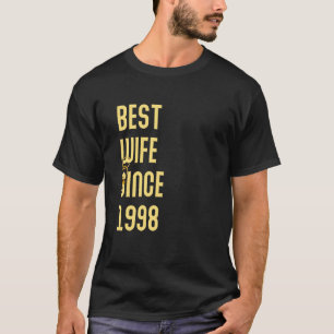 1998 Wedding Anniversary  For Her Cute Couples Mat T-Shirt
