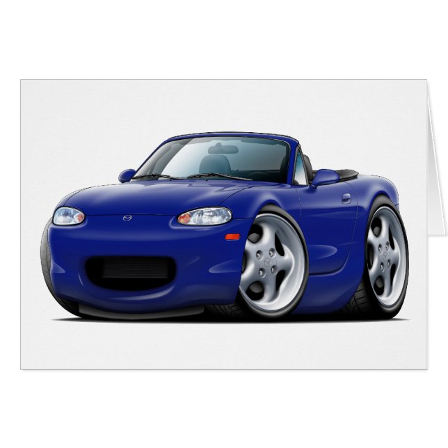 1999-05 Miata Dark Blue Car (Front Horizontal)