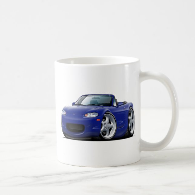 1999-05 Miata Dark Blue Car Coffee Mug (Right)