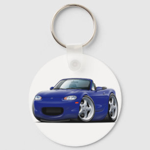 1999-05 Miata Dark Blue Car Key Ring