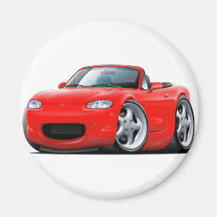 1999-05 Miata Red Car Magnet
