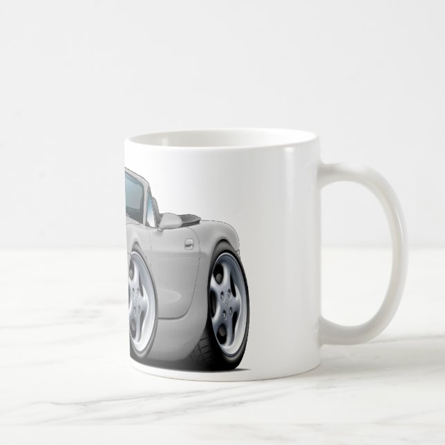 1999-05 Miata Silver Car Coffee Mug (Right)