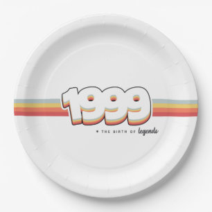 1999 The birth of legends Paper Plate