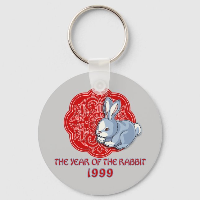 1999 The Year of the Rabbit Gifts Key Ring (Front)