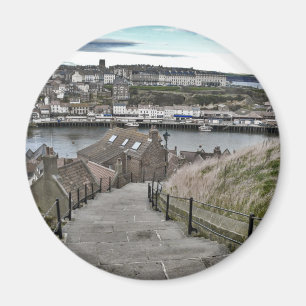 199 Steps Whitby Magnet