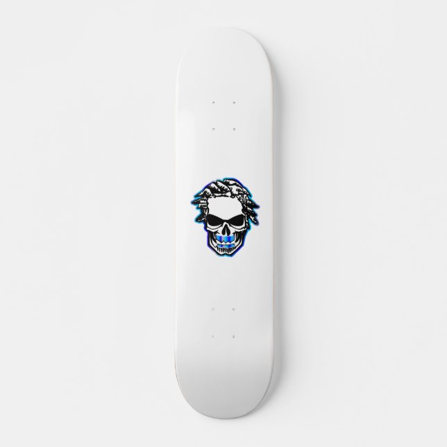 19.7 cm Medhi34 Skull Skateboard (Front)