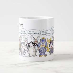 19 Cartoon Bunderful Bunny Rabbits Custom Mug