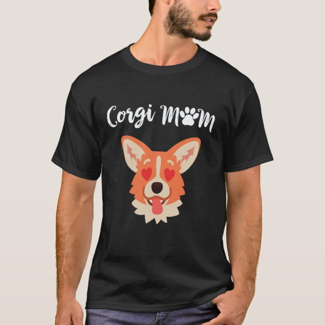 19 Corgi Mum Corgi T-Shirt (Front)