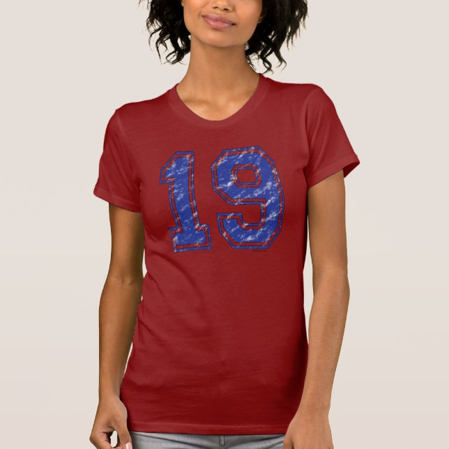 19 Custom Jersey T-Shirt (Front)