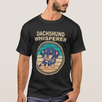 19 Dachshund Whisperer Vintage T-Shirt