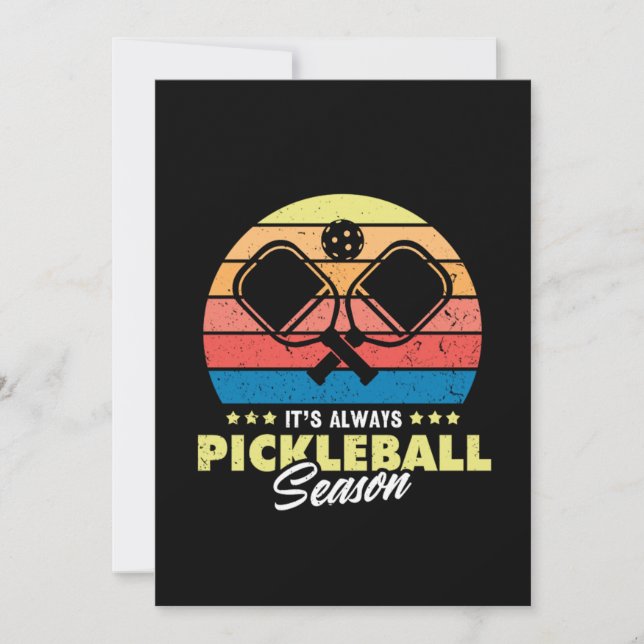 19.Its Always Pickleball Season Save The Date (Front)