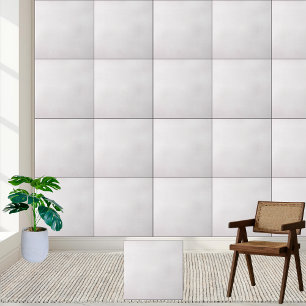 #19 Modern Minimalist White Frosted Textured  Tile