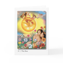 19 The Sun Tarot Greeting Card