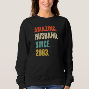 19 Wedding Aniversary Him Amazing Husband Since Sweatshirt
