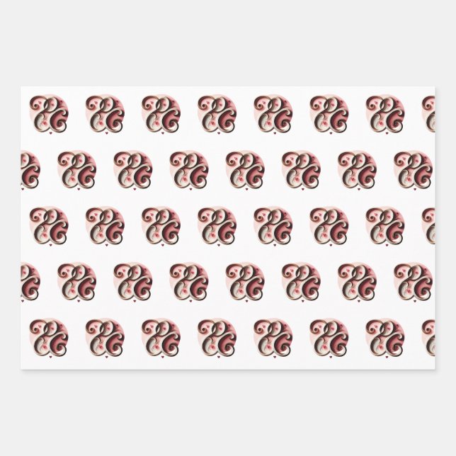 19" x 29" Wrapping Paper Sheets, Matte (Front)