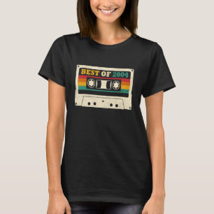19 Year Old Best Of 2004 Cassette Tape 19th Birthd T-Shirt