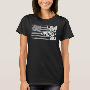 19 Year Old Legend Since September 2003 19th Birt T-Shirt