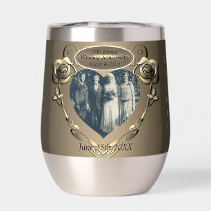 19th/8th Bronze Wedding Anniversary Water Bottle