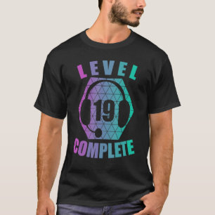19th Birthday 19 Years Gamer Gaming Console Video T-Shirt
