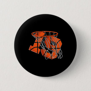 19th Birthday Bysketbyll Men 6 Cm Round Badge