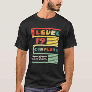 19Th Birthday Man 19 Years Level 19 Complete Funny T-Shirt
