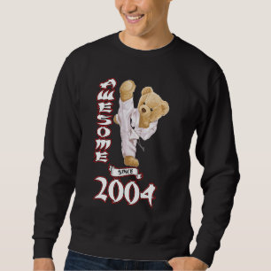 19th Birthday Men Women 2004 Awesome Karate Judo B Sweatshirt