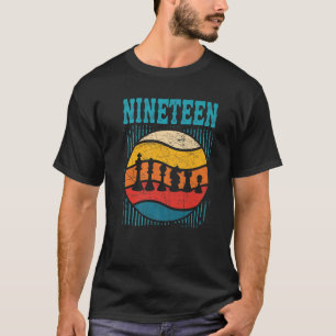 19Th Birthday Retro Chess 19 Years Old Boy Girl T-Shirt