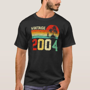 19th Birthday Vintage 2004 Retro Boy Girl 19 Year T-Shirt