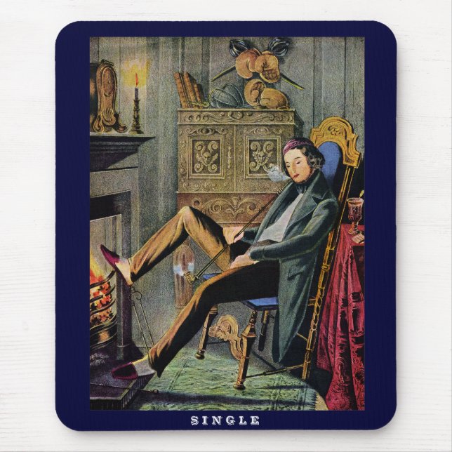 19th C. Bachelorhood Mouse Mat (Front)