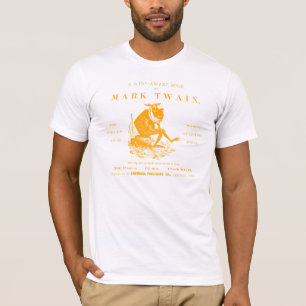 19th C. Marks Twains Jumping Frog, orange T-Shirt