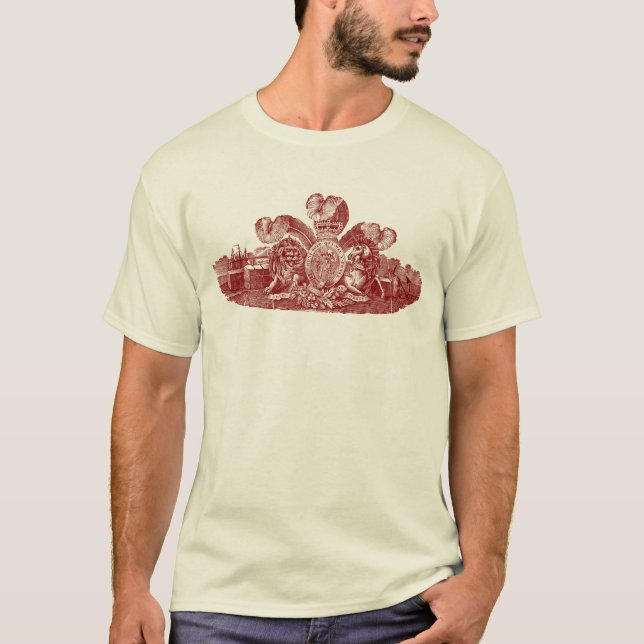 19th C. UK Coat of Arms T-Shirt (Front)