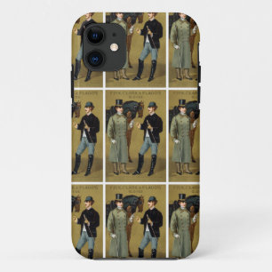 19th C. Vintage Men's Gloves iPhone 11 Case