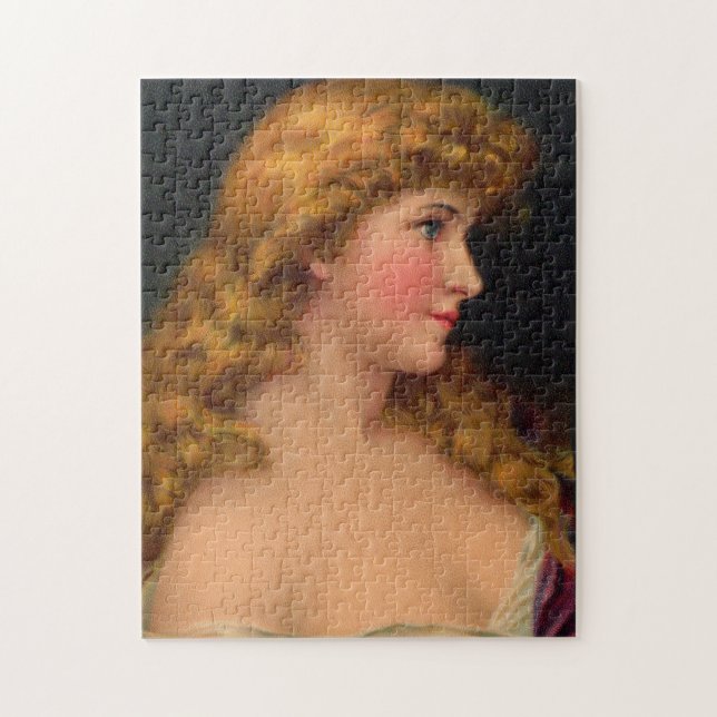 19th century beautiful woman jigsaw puzzle (Vertical)