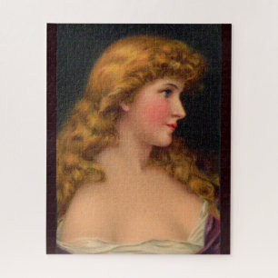 19th century beautiful woman jigsaw puzzle